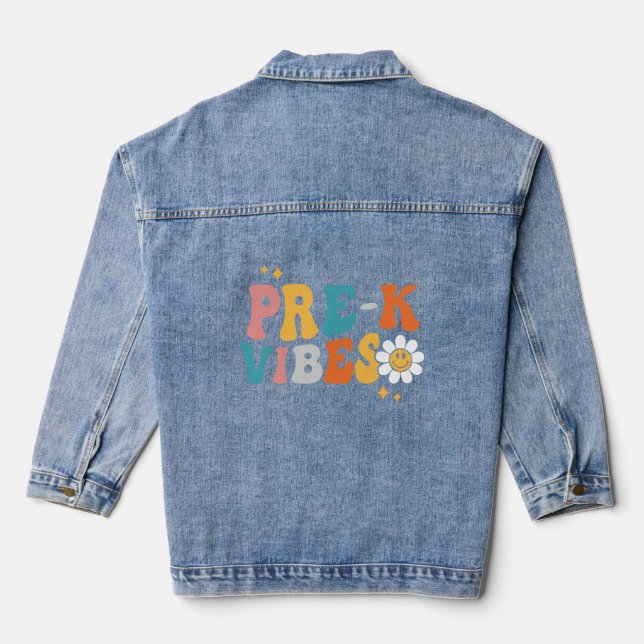 Pre-K Vibes Jeansjacke (Rückseite)