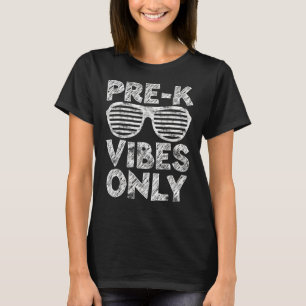Pre-K Vibes nur zurück zur Schule T-Shirt