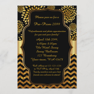 Pre-Prom Einladung, Pre-Prom, Quinceanera, Sweet16 Einladung