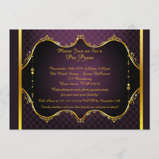 Pre-Prom Einladung, Pre-Prom, Quinceanera, Sweet16 Einladung