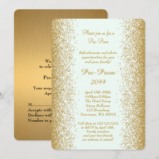 Pre-Prom, Pre-Prom, Quinceanera, Sweet-sechzehn, Einladung