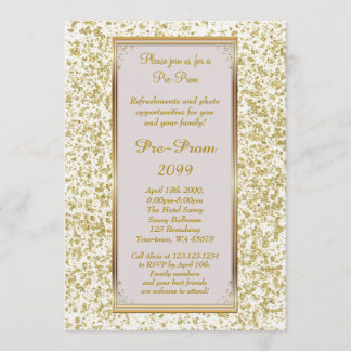 Pre-Prom, Pre-Prom,Sweet-sechzehn,Glitzer auf Elfe Einladung