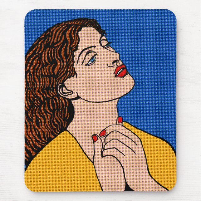 Pre-Raph Pop Grrl Mousepad (Vorne)