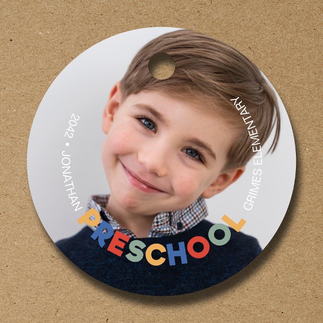 Pre-School Keepake Foto Geschenkanhänger (Von Creator hochgeladen)