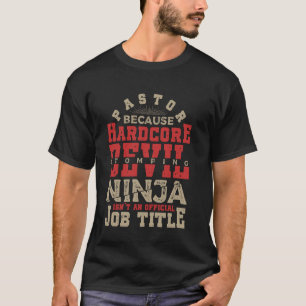 Preacher Devil Stomping Christlich Sermonator Past T-Shirt