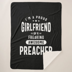 Preacher Job Title T-Shirt Geschenke Mens Frauen Sherpadecke
