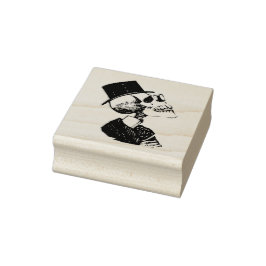 Preacher Skeleton Gummistempel