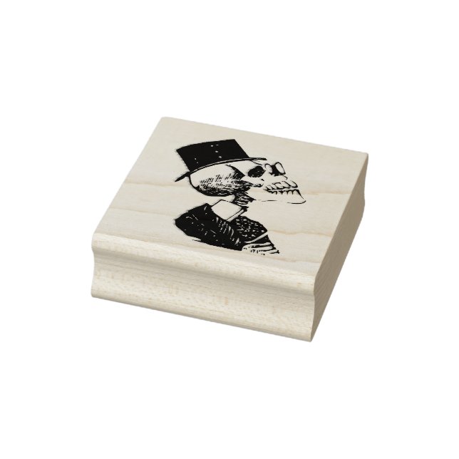 Preacher Skeleton Gummistempel (Stempel)