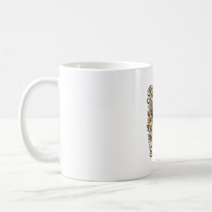 Preakness Stakes Vintage-Pferd-Blumen-Renn-Design Kaffeetasse
