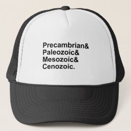 Precambrian Paläozoische Meozoikererden Truckerkappe