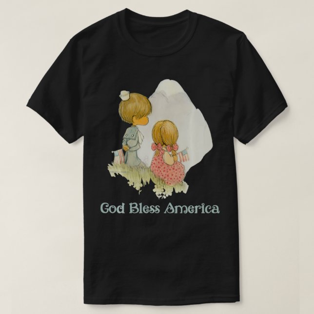 Precious Moments God Bless America  T-Shirt (Design vorne)
