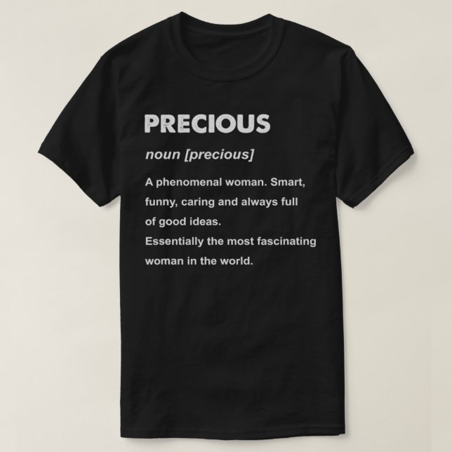 Precious Name  T-Shirt (Design vorne)