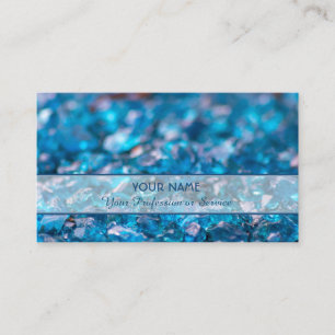 Precious saphire gems business card visitenkarte