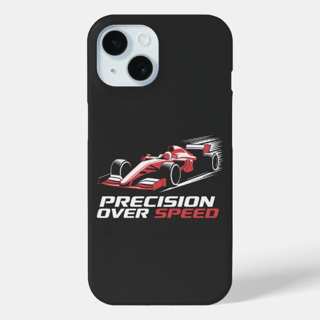 Precision Over Speed Sports Mixed Case-Mate iPhone Hülle (Rückseite)