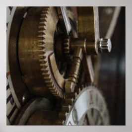 Precision Release: Clock Tower Escape Wheel Poster