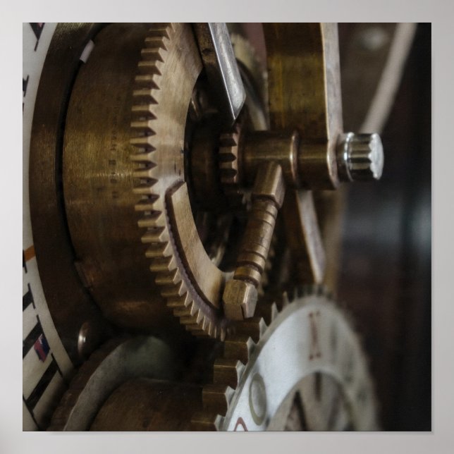 Precision Release: Clock Tower Escape Wheel Poster (Vorne)