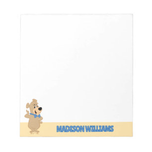 Precocious Boo Bear Notizblock