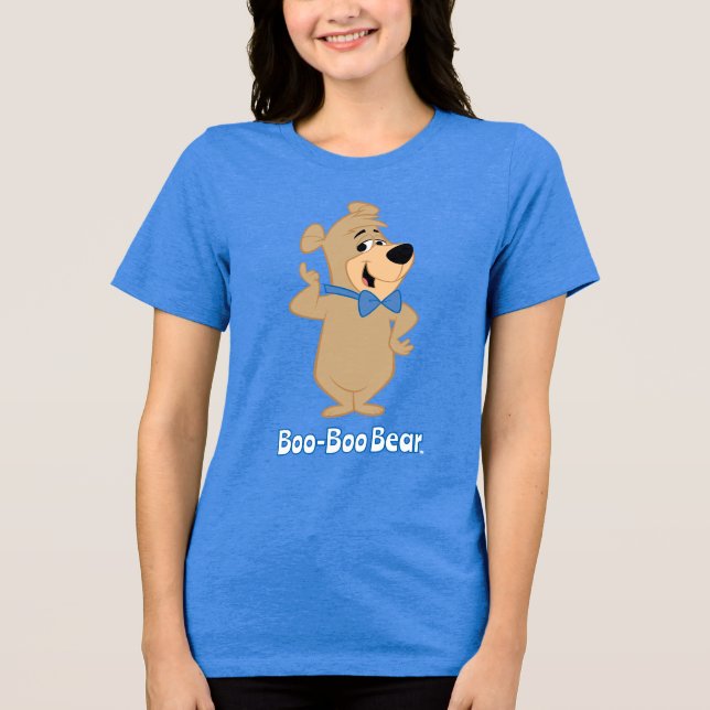 Precocious Boo Bear Tri-Blend Shirt (Vorderseite)