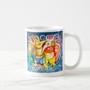 Precolumbian Vögel Tasse