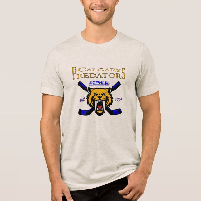 predators T-Shirt Tri-Blend Shirt (Vorderseite)