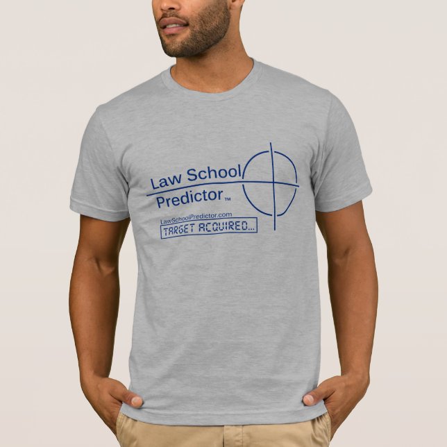 Predictor American App der Law School. Angepasster T-Shirt (Vorderseite)