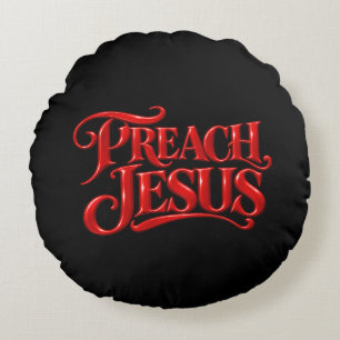 Predige Jesus Rundes Kissen