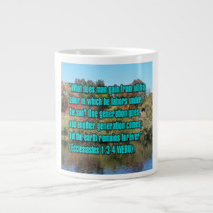 Prediger 1:3-4 WEBU Mug Jumbo-Tasse