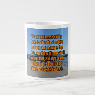 Prediger 3:12-13 WEBU Mug Jumbo-Tasse