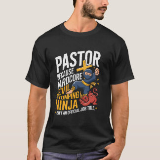 Prediger Teufel stampft christlichen Sermonator Pa T-Shirt