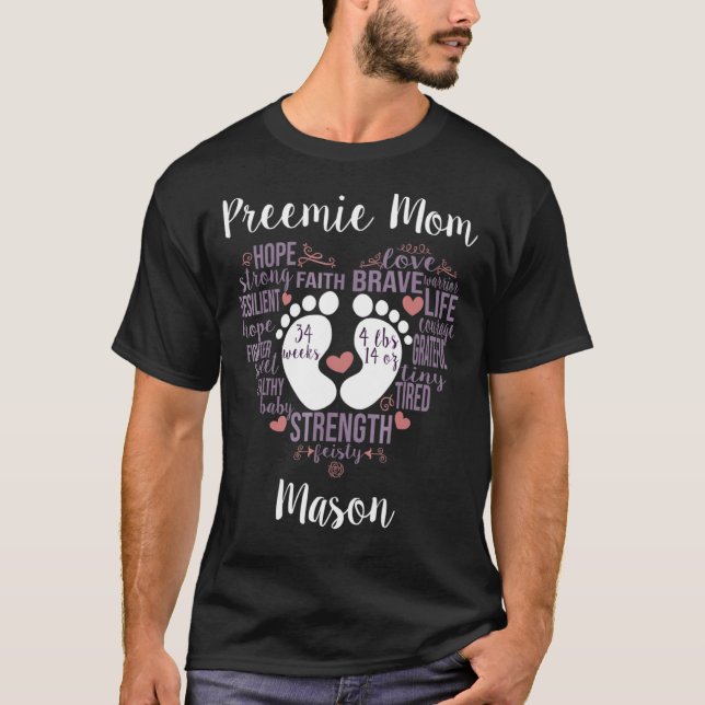 Preemie Mama Mason Shirt (Vorderseite)