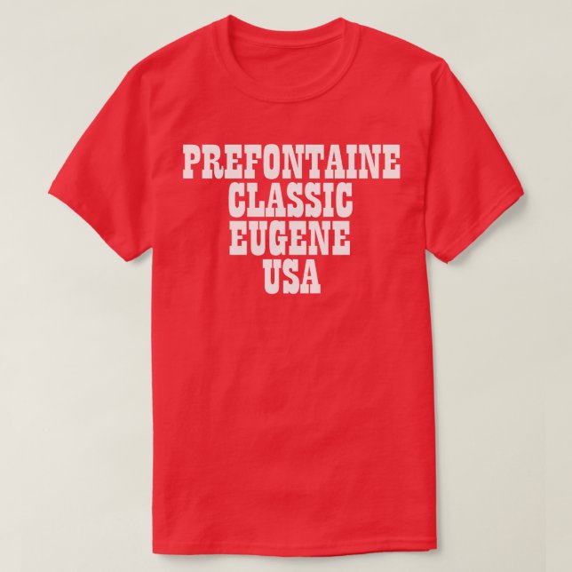 Prefontaine Classic T-Shirt (Design vorne)