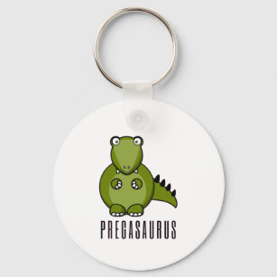 Pregasaurus Funny Geschenk für Schwangerschaft Ank Schlüsselanhänger