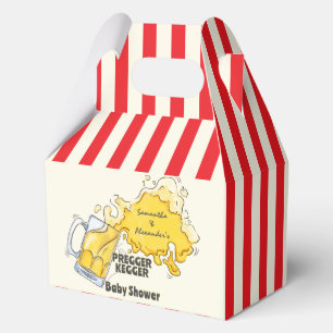 Pregger Kegger Watercolor Beer Co-ED Kinderdusche Geschenkschachtel