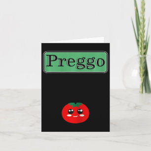 Preggo Sauce Lustiger Umstand Halloween-Kostüm Tom Karte