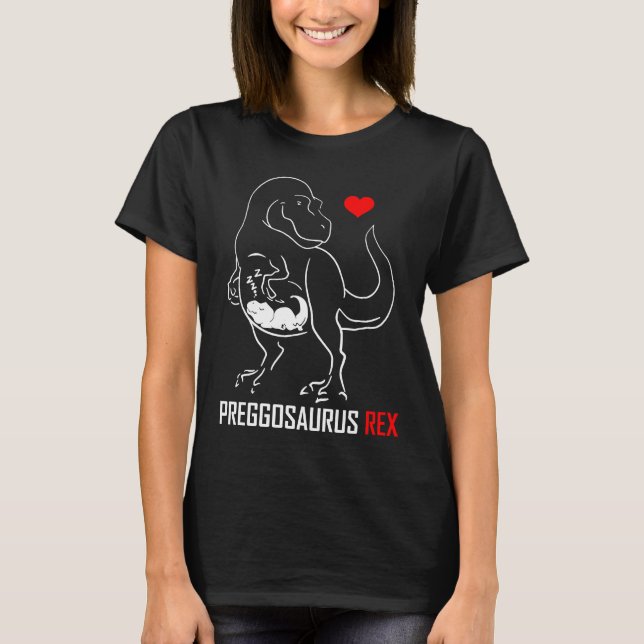 Preggosaurus Halloween T-Shirt (Vorderseite)