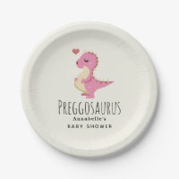 Preggosaurus Niedlich Dinosaur Girl Babydusche
