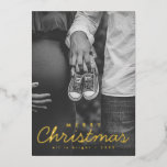 Pregnancy Ankündigung Weihnachts Grußkarte<br><div class="desc">Pregnancy Ankündigung Weihnachts Grußkarte</div>