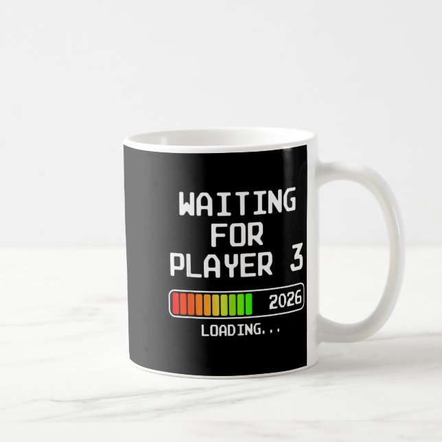 Pregnancy Announcement 2026 Waiting For Player 3 D Kaffeetasse (Rechts)