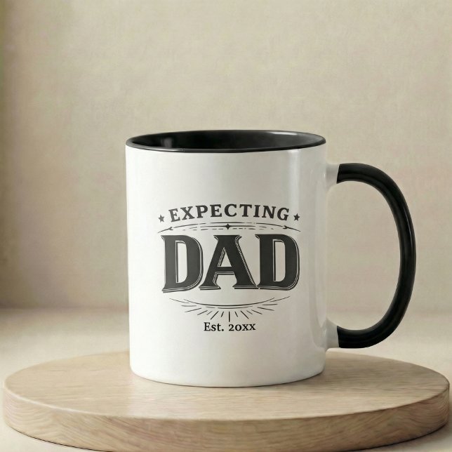 Pregnancy Announcement Gift Expecting Dad Tasse (Pregnancy Announcement Gift Expecting Dad Mug)