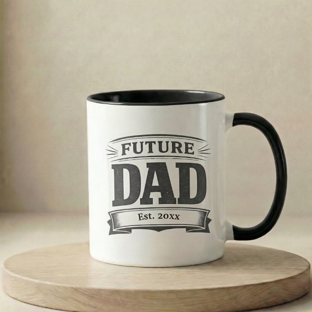 Pregnancy Announcement Gift Future Dad Tasse (Pregnancy Announcement Gift Future Dad Mug)