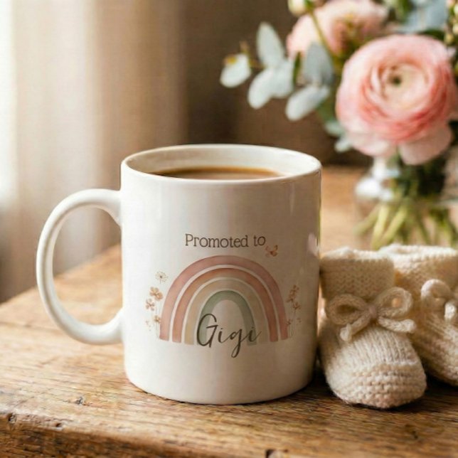 Pregnancy Announcement Gigi Gift Kaffeetasse (Von Creator hochgeladen)