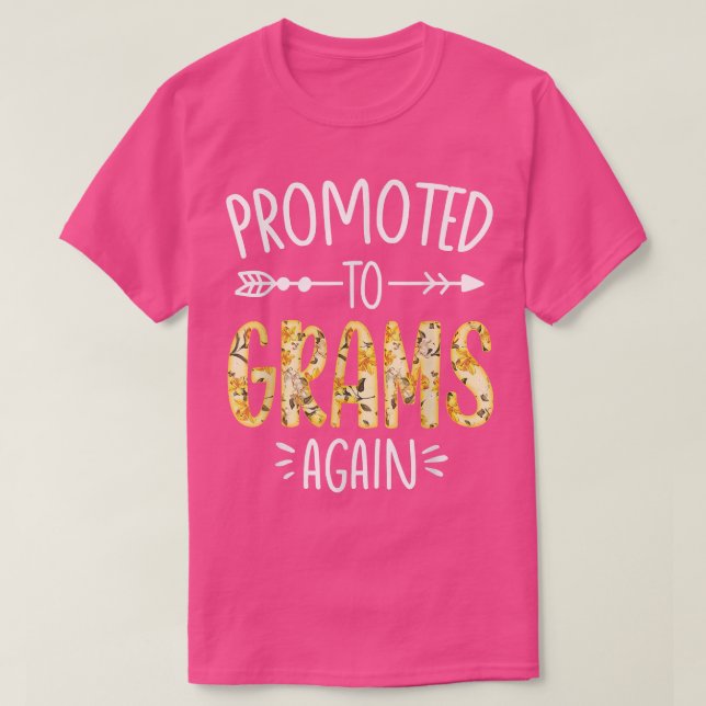 Pregnancy Announcement Soon To Be Grams Again Sun  T-Shirt (Design vorne)