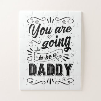Pregnancy Announcement to Husband Black and White Puzzle