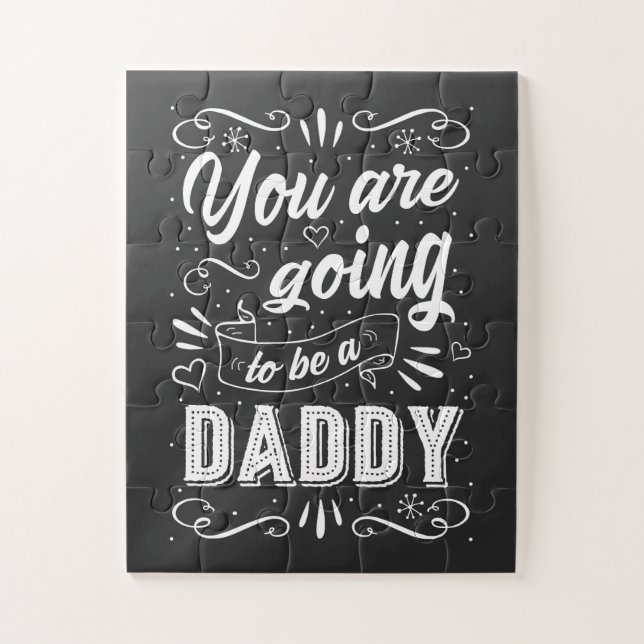 Pregnancy Announcement You are Going to be a Daddy Puzzle (Vertikal)