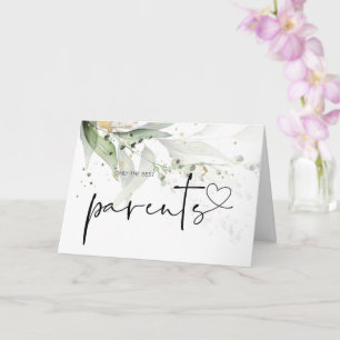 Pregnancy Baby Reveft Geschenk für Großeltern Grün Karte