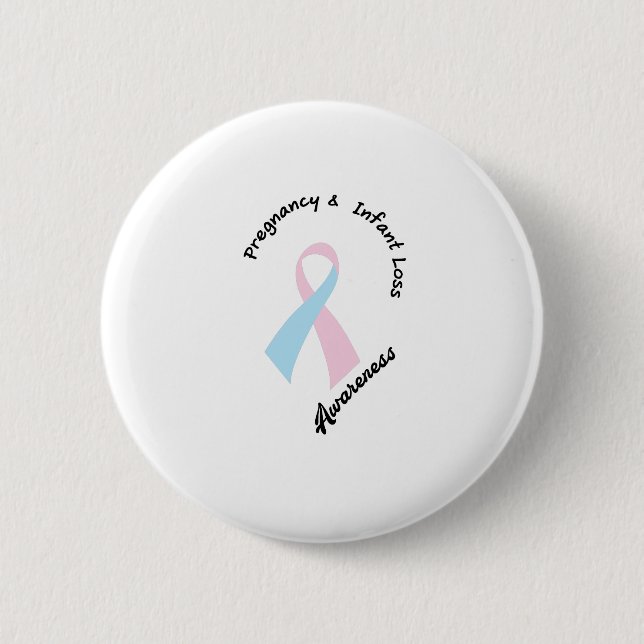 Pregnancy Infant Loss Awareness Support Button (Vorderseite)