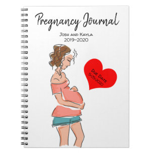 Pregnancy Journal Customize Notizblock