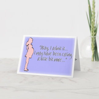 Pregnancy Pregnement Announcement Paper Card Ankündigung