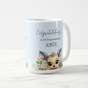 Pregnancy Reveal bei Tante Winter Deer Kaffeetasse