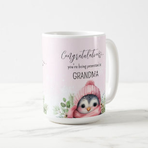 Pregnancy Reveal für Oma Baby Girl Kaffeetasse